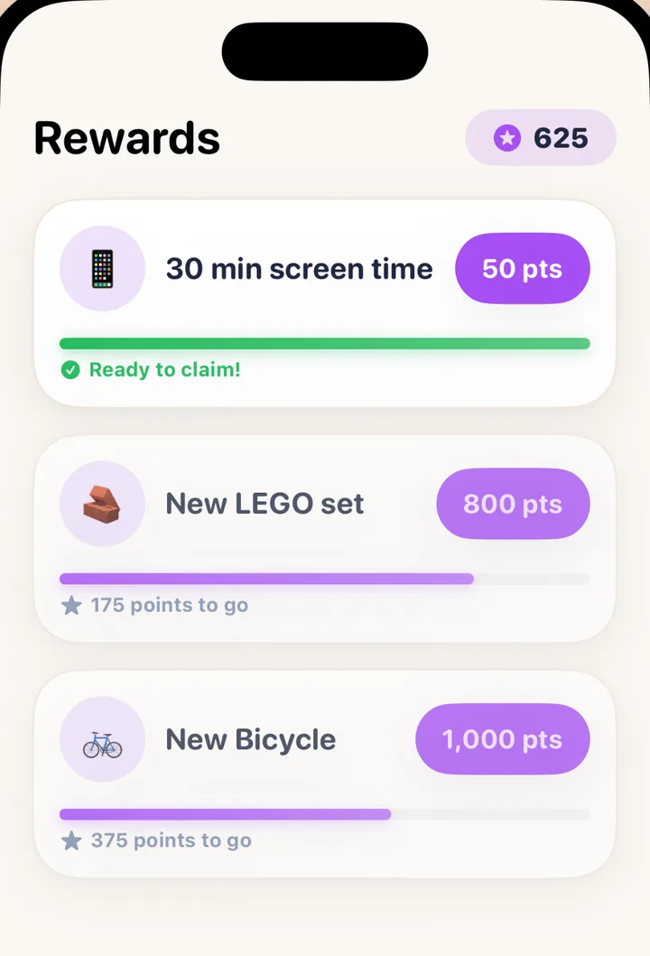 Rewards worth working for
